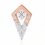 14K VVS1 (G) Diamond Gold Pendant (Annette)