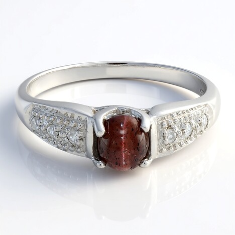 Anello in argento con Scapolite Occhio di Gatto