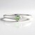 Anello in argento con Tsavorite della Tanzania