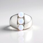 Anello in argento con Opale di Welo (de Melo Essence)