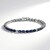Bracciale in oro con Zaffiro Ceylon Blu