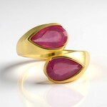 Anello in argento con Zaffiro Rosa del Madagascar (de Melo Essence)