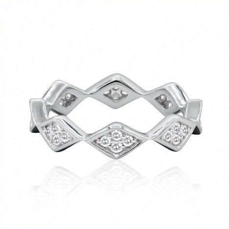 Anello in oro con Diamante SI1 (G) (Annette)