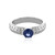 Blue Sapphire Silver Ring