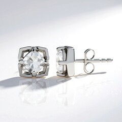 Orecchini in argento con Danburite
