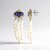Orecchini in argento con Tanzanite (Gems en Vogue)