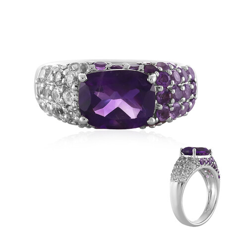 Amethyst Silver Ring