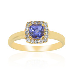 Bague en or et Tanzanite AAA