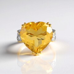 Anello in argento con Citrino (Gems en Vogue)