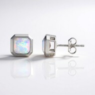 AAA Welo Opal Silver Earrings (de Melo Essence)