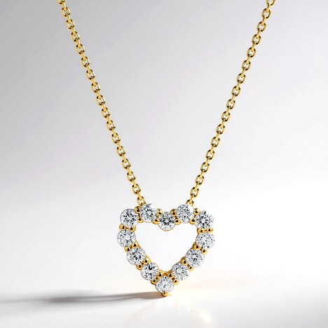 Collana in oro con Diamante I2 (H) (CIRARI)
