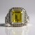 Anello in argento con Citrino Limone (Annette classic)