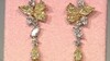 Gouden oorbellen met gele S12 diamanten (CIRARI)