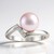 Anello in argento con Perla d'Acqua Dolce Argentata (TPC)