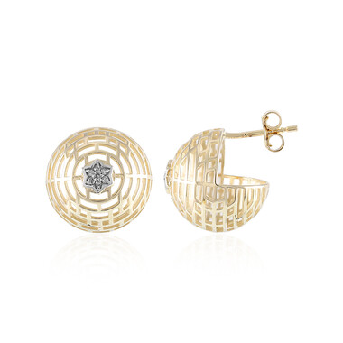 Orecchini in oro con Diamante I1 (I)  (Ornaments by de Melo)