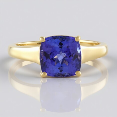 Anello in oro con Tanzanite AAA