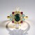 Anello in argento con Grandidierite (Adela Silber)