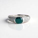 Anello in argento con Grandidierite
