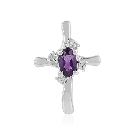 Amethyst-Silberanhänger