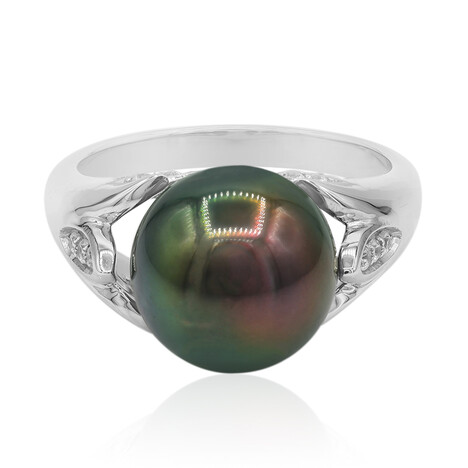 Tahitiperlen-Silberring (TPC)