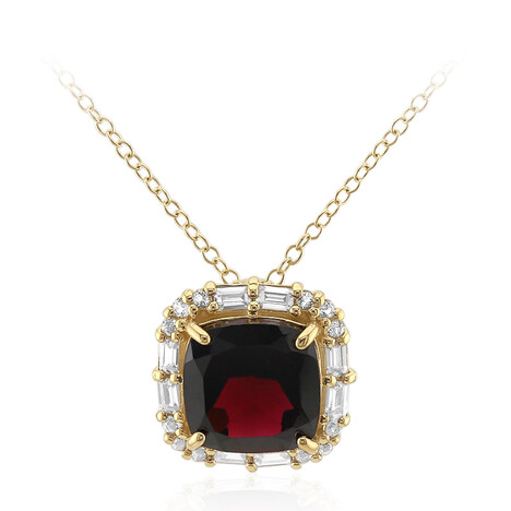 Collar en plata con Granate de la India