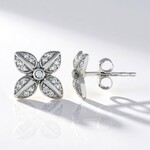 Orecchini in argento con Zircone (de Melo Essence)