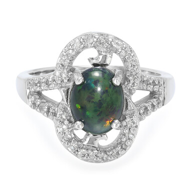 Anello in argento con Opale Mezezo