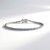 Bracciale in argento con Topazio Bianco