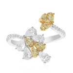 Anillo en oro con Diamante amarillo SI2 (CIRARI)