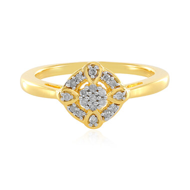I2 (I) Diamant-Silberring