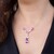 Amethyst Silver Necklace