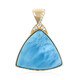 Pendentif en or et Larimar