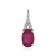 Pendentif en argent et Rubis de Bemainty