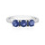 Anillo en plata con Cianita de Nepal