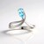 Anello in argento con Acquamarina del Mozambico (Pallanova)