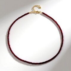 Collana in argento con Rubino