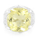 Bague en argent et Citrine jaune citron