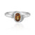 Mandarin-Zirkon-Silberring