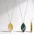 Collana in argento con Ambra Baltica (dagen)