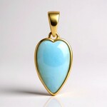Ciondolo in argento con Larimar