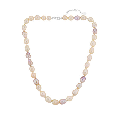 Collana in argento con Perla di Acqua Dolce (TPC)