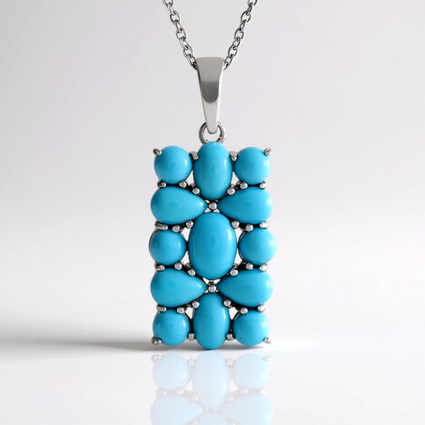 Collana in argento con Turchese Sleeping Beauty (Faszination Türkis)