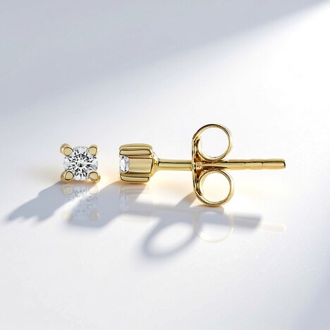 Orecchini in oro con Diamante IF (G)