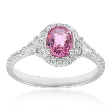 Padparadscha-Saphir-Goldring (CIRARI)