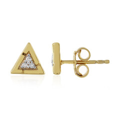 Boucles d'oreilles en argent et Diamant I2 (I)