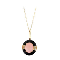 Collier en or et Opale rose (CIRARI)