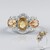 Anello in argento con Zircone Canarino