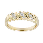 Anello in oro con Diamante SI1 (H)