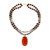 Collana in argento con Onice Rossa (Adela Silber)