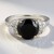 Anello in argento con Ematite Nera